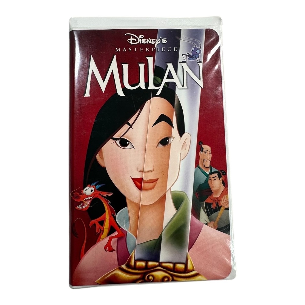 Disney's‎ Mulan VHS Video Tape Walt Disney Masterpiece